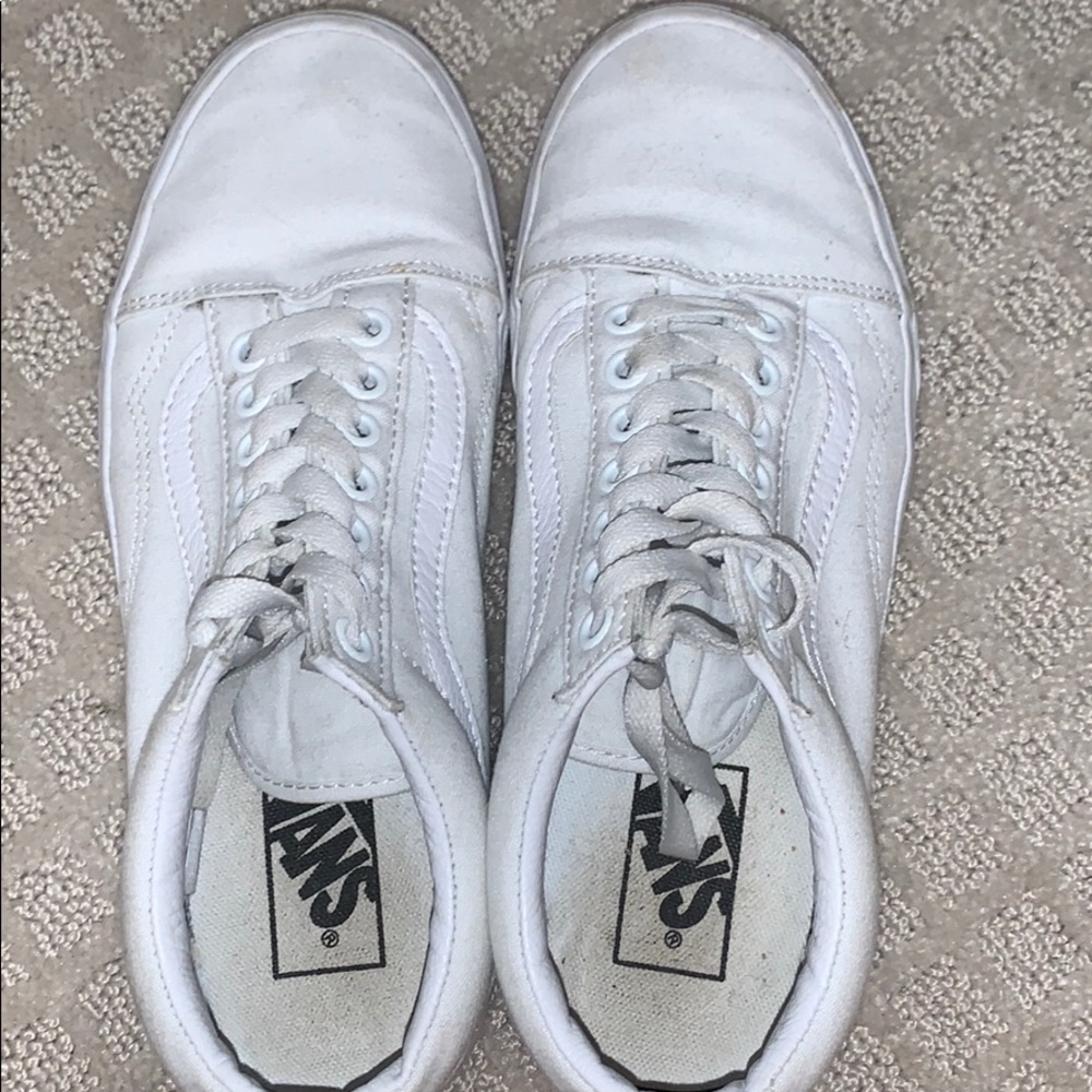 white old school vans